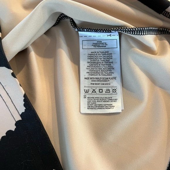 Adidas Floral Tank Top - Black and Orange - Picture 8 of 9